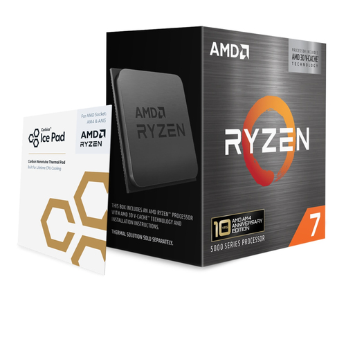 Procesador AMD Ryzen Ryzen 7 5800x3d Socket Am4, 3.4 Ghz, Max. 4.5 Ghz, Sin Graficos, Sin Disipador Perdida Amazon
