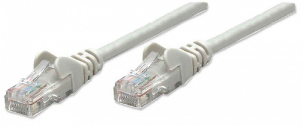 Cable De Red Intellinet Patch Cord Utp 5 Metros, Cat5e RJ45, Gris