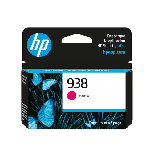 Cartucho Tinta HP 938 Magenta 800 Pa?ginas (4s6x6pl)