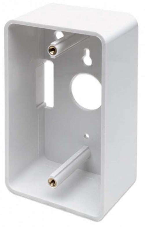Caja De Superficie Para Pared Intellinet, 4.80cm Profundidad, Blanca