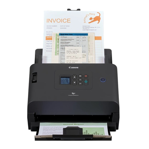 Escaner Canon Imageformula Dr-s250n 50 Ppm (simplex) | 100 Ipm (duplex) 600 Dpi Ethernet (lan) USB 3.2 Gen 1. Windows/mac, Alimentacion: 60 Hojas O...