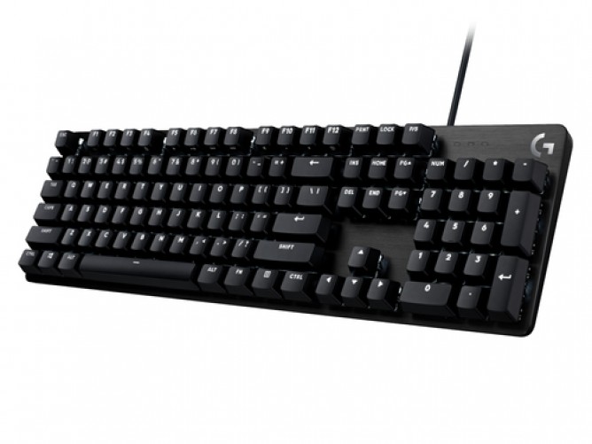 Teclado Gaming Mecanico Logitech G413 Se, Retroiluminado LED Blanco, Antighost, Aluminio Negro