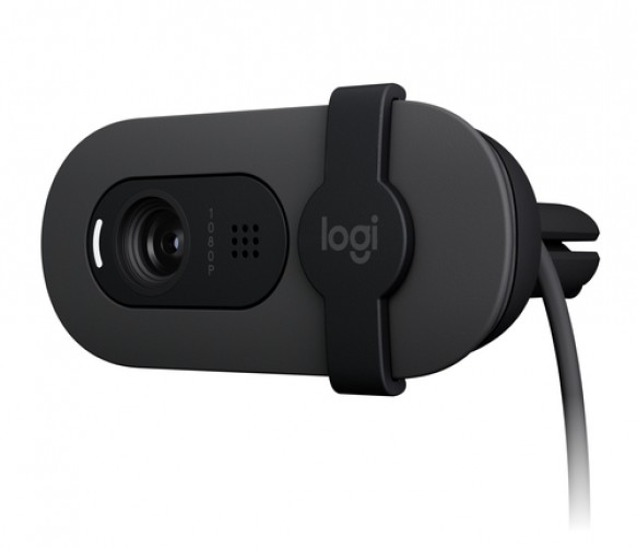Camara Web Logitech Brio 100 2 Mp, 1920 X 1080 Pixeles, 30 Fps, 720p, 1080p, Microfono, USB, Grafito