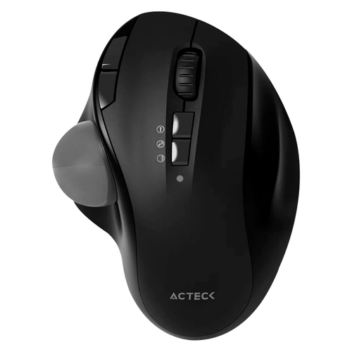 Mouse Optico Acteck Virtuos Art Mi790 Ergonomico Inalambrico, Bluetooth, 2400dpi, Negro