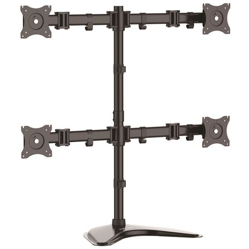 Soportes De Pantalla Startech.com Color Negro, Material Aluminio, Acero