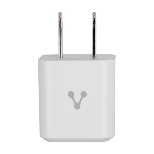 Cargador Para Pared Vorago Au-250-v2 Quick Charge, 3.0a, 20w, Tipo C, Blanco