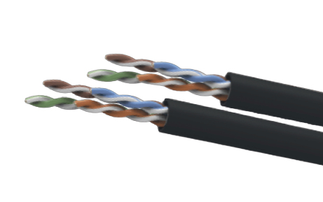 Bobina Wam Cat5e-out-negro Cat5e, U/utp (utp), Negro