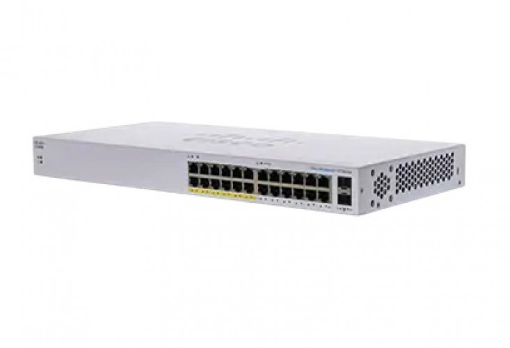 Switch Cisco Cbs110-24pp-na No Administrado, Rj-45 24, Gigabit Ethernet (10/100/1000), Gris