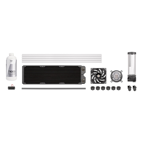 Kit Refrigeracion Liquida Thermaltake Pacific Tough C360 Ddc, Tubo Duro, Combo De Bomba Y Deposito