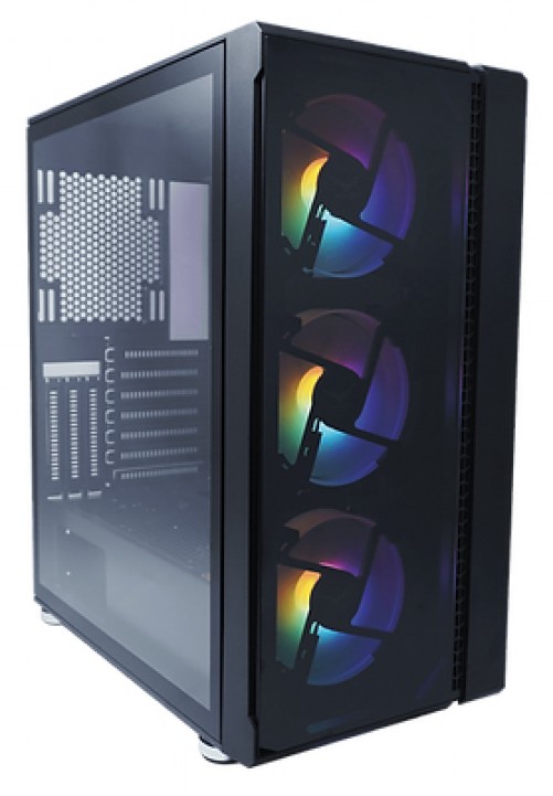 Gabinete Evotec Tokyo Mini Tower, Psu No, Negro
