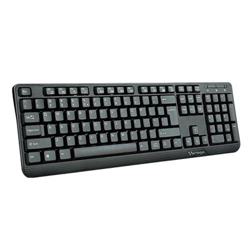 Teclado Vorago Kb-102 Multimedia, Alambrico, USB, Negro