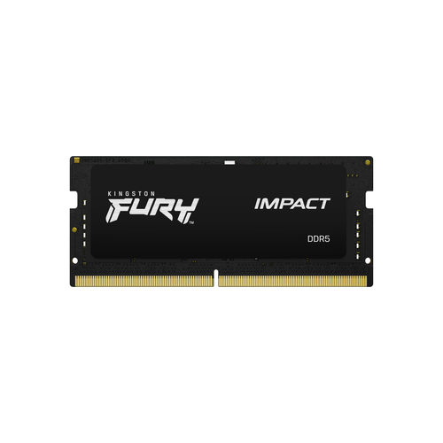 Memoria RAM Kingston Fury Impact Black, So-dimm, 8gb, DDR5, 4800mhz, Cl38, 262-pin, Xmp Open Box