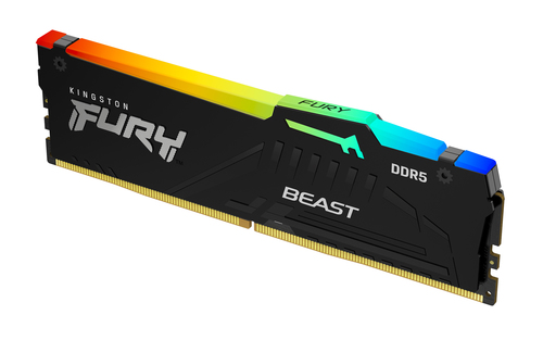 Memoria RAM Kingston Technology Fury Beast Rgb 64gb DDR5, Cl 36