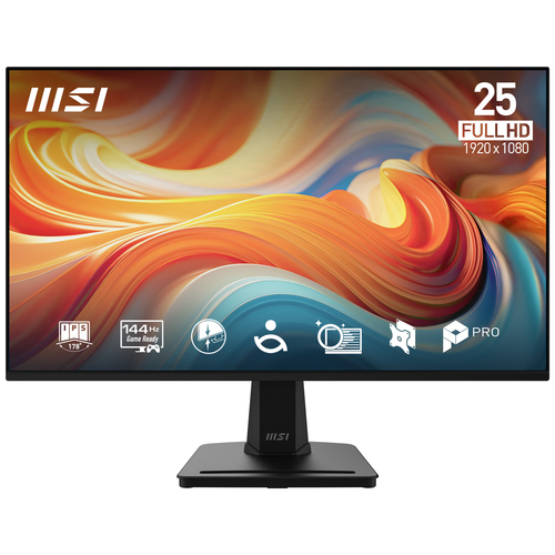 Monitor MSI Pro Mp251 E14l LED IPS 24.5", 1920x1080 Full HD, 144hz, HDMI, Negro