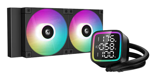Enfriamiento Liquido_ Deepcool Ld240 2 X 12 Cm, 2400 Rpm, Negro