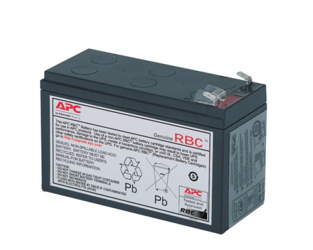 Bateria Para UPS APC Rbc17 Sealed Lead Acid (vrla), 108 Vah, Negro