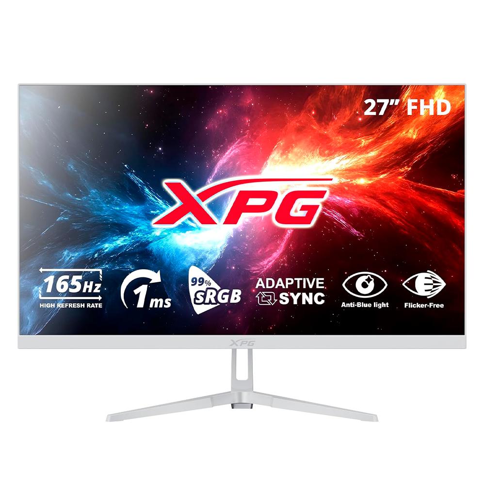 Monitor Gamer Xpg Rift R27f6 LCD 27", 1920x1080 Full HD, Freesync, 165hz, Hdmi/dp, Blanco Open Box
