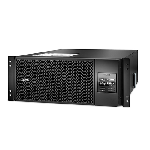 No Break APC Srt6krmxlt 6 Kva / 6000 W, 480 J, Entrada 275 V, 6 Salidas Ac, Negro