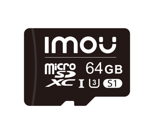 Imou St2-64-s1 - Memoria Microsd De 64 Gb/ Uhs-1, Clase 10, U3, V30/ 3d Tlc Nand Flash/ Velocidad De Lectura 95mb/s/ Ideal Para Ca?maras De Segurid...
