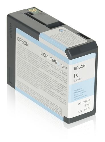Cartucho De Tinta Epson T580500 Original, Cian, 80 Ml