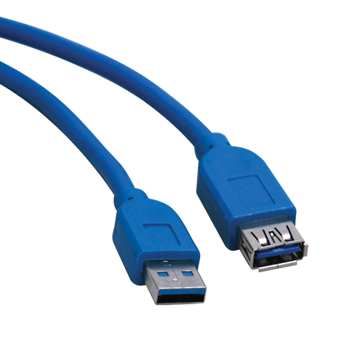 Extensor Tripp Lite 3.05 M, USB A A USB A, Macho/hembra, 5000 Mbit/s, Azul