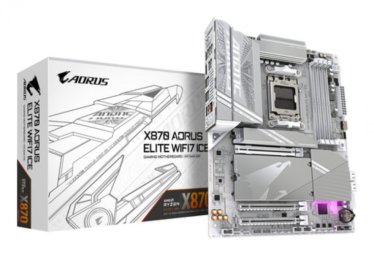 Tarjeta Madre Gigabyte X870 Aorus Elite Wifi7 Ice Socket Am5, 4 Ddr5-sdram, WiFi